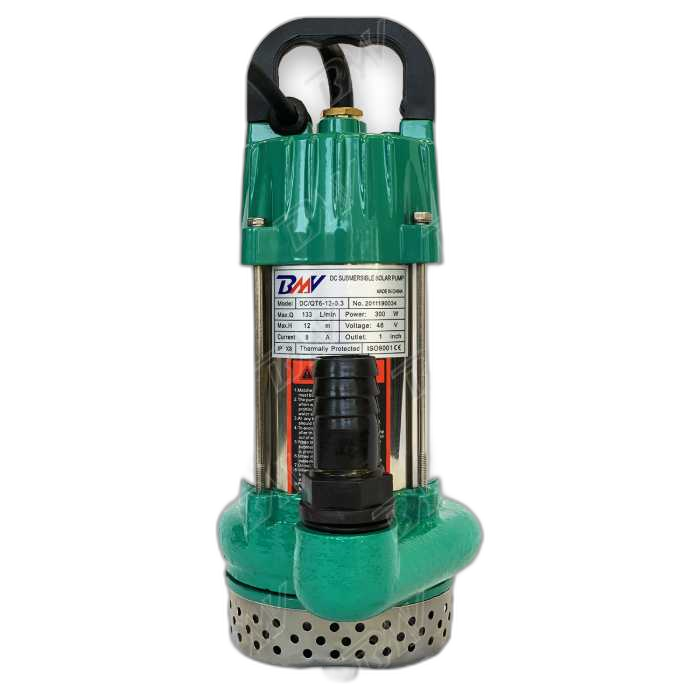 QT1INC کفکش DC دوازده متری 1 اینچ 48 ولت BMV مدل QT - تصویر 1